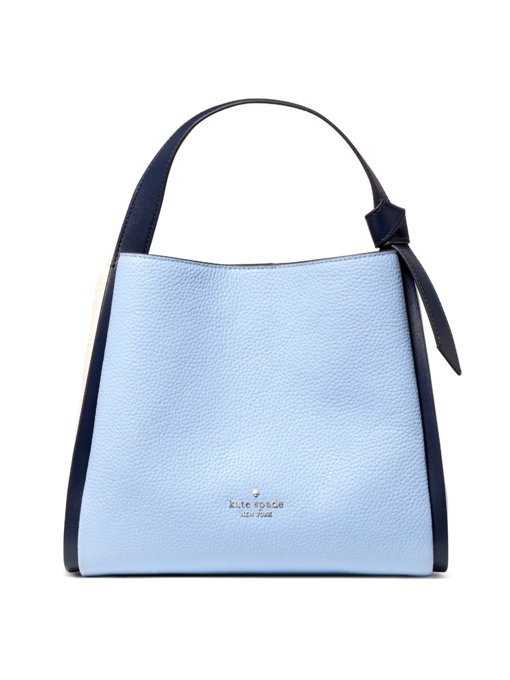 New Kate Spade Knott Carryall Bag Pebble Leather North Star Multi